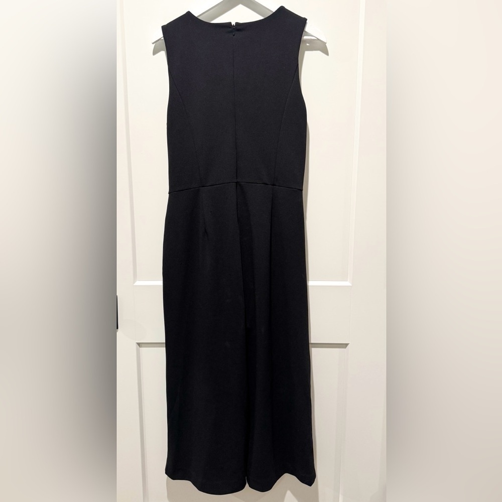 Black Sleeveless Jumpsuit Front Tie Waist size 14 - Picture 3 of 5